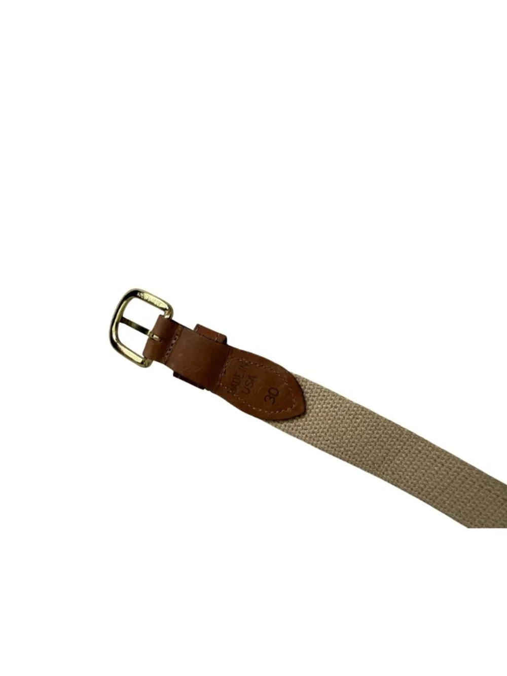ZEP PRO Men’s  Fish School Beige Canvas Belt Size 30